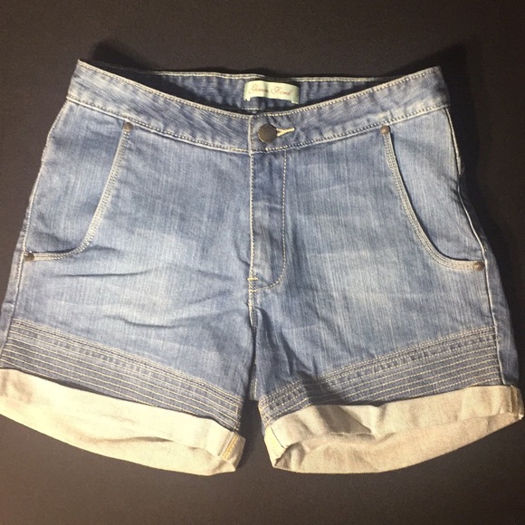 Geren Ford High Waisted Denim Shorts - Picture 1 of 8
